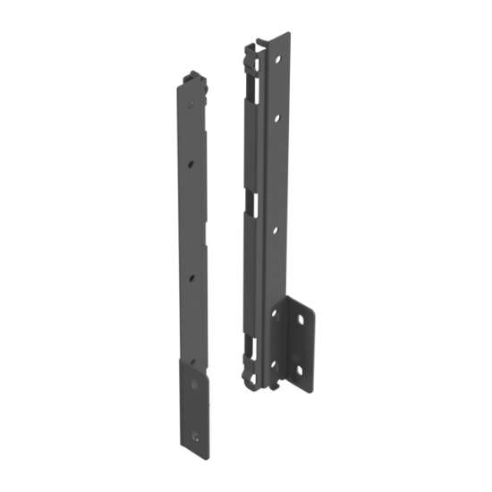Afbeeldingen van Hettich AvanTech YOU Verbinder voor achterwandprofiel, systeemhoogte  251 , antraciet, rechts