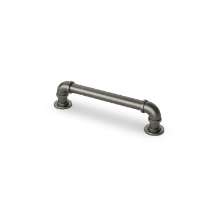 Afbeeldingen van Hettich Greep Ogulin, boorafstand 224, L 248 mm, H 38 mm, ø 16 mm, tinkleurig antiek