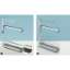 Afbeeldingen van Hettich Uittrekbare handdoekhouder 90° , STYLE, poedercoating antraciet (1)