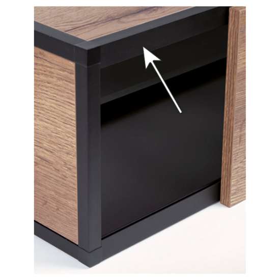 Afbeeldingen van Hettich Cadro Opliggend schuifdeurprofiel, boven, 3000 mm, roestvrij staal finish