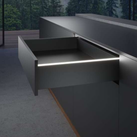Afbeeldingen van AvanTech-YOU verlichtingsset - 450-550mm - Antraciet