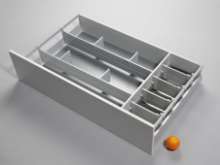 Afbeeldingen van Blum verdeling voorraad/fles Tandembox Antaro D - nominale lengte 650mm corpusbreedte 1100mm - carbonzwart OL.CD6511CSV/FL