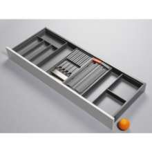 Afbeeldingen van Blum Bestekindeling met messen en foliehouder Legrabox - corpusbreedte 1200 en groter diepte 450mm - carbonzwart OL.BA4512S7IND