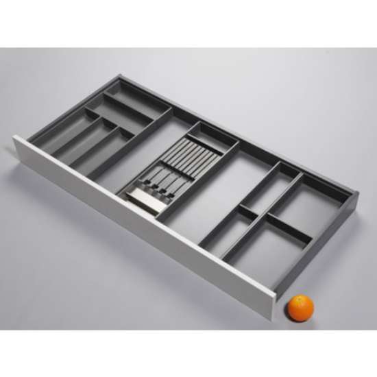 Afbeeldingen van Blum Bestekindeling met messenhouder Legrabox - corpusbreedte 1200 en groter diepte 550mm set 6 - zijdewit OL.BA5512W6IND