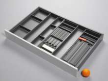 Afbeeldingen van Blum Bestekindeling met messen en foliehouder Legrabox - corpusbreedte 1000mm en groter diepte 600mm - zijdewit OL.BA6010W7IND