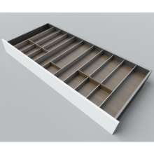 Afbeeldingen van Blum Bestekindeling Legrabox - corpusbreedte 1200 diepte 550mm - notenhout/aluminium OL.NA5512S2BEST