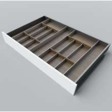 Afbeeldingen van Blum Bestekindeling Legrabox - corpusbreedte 950-1200 diepte 650mm - notenhout/aluminium OL.NA6510S1BEST