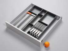 Afbeeldingen van Blum Bestekindeling voor messen met foliehouder Orga-Line - corpusbreedte 700 en groter ladediepte 650 - inox/RVS OL.BO6570S5BESTEKLADE