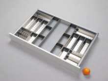 Afbeeldingen van Blum Bestekindeling Orga-Line - corpusbreedte 1000mm en groter ladediepte 600 - inox/RVS OL.BO6010S6BESTEKLADE