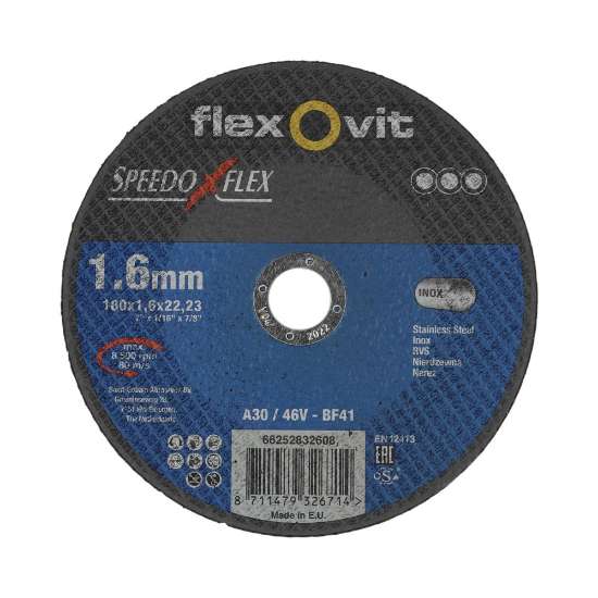 Afbeeldingen van Flexovit Doorslijpschijf Vlak Speedoflex Inox A30V