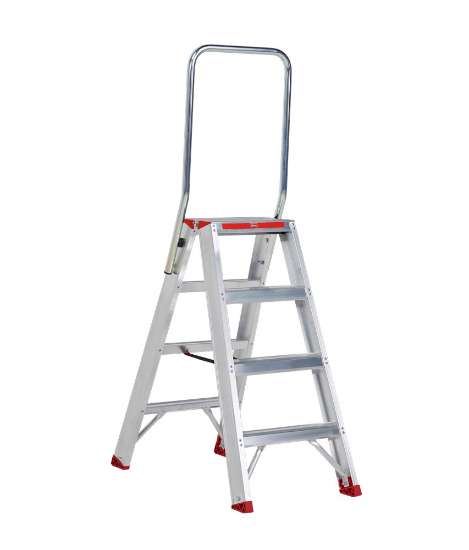 Afbeeldingen van Altrex dubbel oploopbare trap Sierra SDO - 2x4 treden