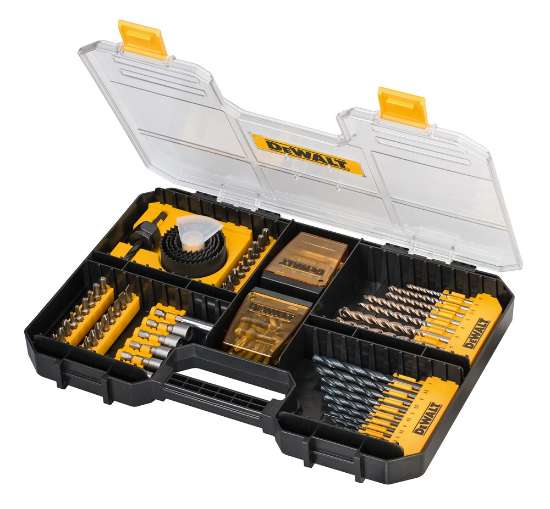 Afbeeldingen van DeWALT Schroef- boren- en gatenzagenset in tstak-koffer, 100-delig DT71569