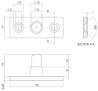 Afbeeldingen van INTERSTEEL Stelpen chroom mat 5615