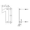 Afbeeldingen van INTERSTEEL Huisnummer 1 150x2mm rvs geborsteld 4020