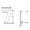 Afbeeldingen van INTERSTEEL Huisnummer 7 150x2mm rvs geborsteld 4020