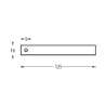 Afbeeldingen van INTERSTEEL WC-rolhouder enkel met pin stop rvs geborsteld 7625