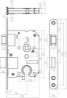 Afbeeldingen van INTERSTEEL Woningbouw cilinder dag- en nachtslot wit 55 mm 9540
