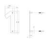 Afbeeldingen van INTERSTEEL Huisnummer 1 150x2mm RVS 4020