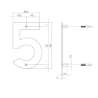 Afbeeldingen van INTERSTEEL Huisnummer 5 150x2mm RVS 4020