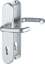 Afbeeldingen van Hoppe Inbraakwerend deurkrukgarnituur aluminium Paris 138L/3235/3214 - Deurdikte 56mm PC 92 - F1