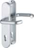 Afbeeldingen van Hoppe Inbraakwerend deurkrukgarnituur aluminium Paris 138L/3235/3214 - Deurdikte 56mm PC 92 - F1