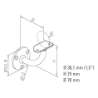 Afbeeldingen van G-Fittings Leuninghouder opschroef - voor 38.1mm buis - RVS look