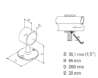 Afbeeldingen van G-Fittings Vlakke middensteun voor 38.1mm buis - RVS look