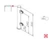 Afbeeldingen van G-Fittings rechter staander model 150 - 300mm