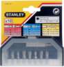 Afbeeldingen van Stanley assortiment bits - zaagsnede/PH en PZ - 10 delig met magnetische bithouder