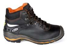 Afbeeldingen van Grisport Schoen 72003L S3 Maat 46 Hoog Zwart/Oranje