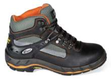 Afbeeldingen van Grisport Schoen 71607L S3 Maat 43 Hoog Zwart/Oranje