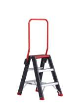 Afbeeldingen van Altrex Industrietrap Taurus - 2x3 treden - aluminium gecoat