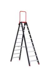 Afbeeldingen van Altrex Industrietrap Taurus - 2x10 treden - aluminium gecoat
