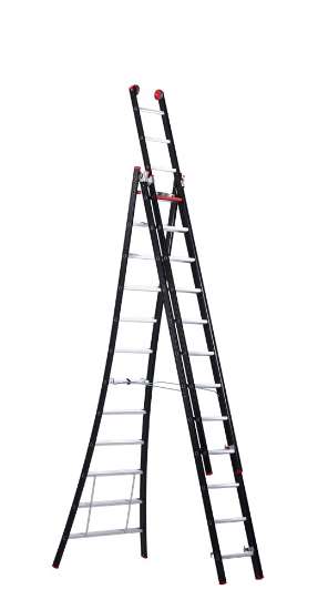 Afbeeldingen van Altrex Reformladder Nevada NZR 3075 - 3x12 sporten - 3 delig 