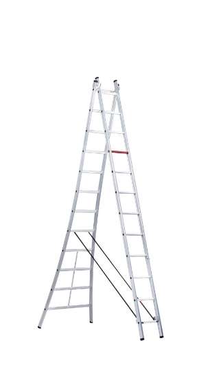 Afbeeldingen van Altrex Reformladder Rocky - 2x12 sporten - aluminium 
