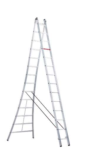 Afbeeldingen van Altrex Reformladder Rocky - 2x14 sporten - aluminium 