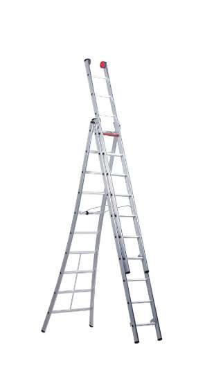 Afbeeldingen van Altrex Reformladder Rocky - 3x10 sporten - aluminium 