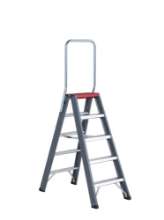 Afbeeldingen van Altrex dubbel oploopbare trap Falco - 2x5 treden 
