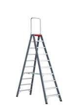 Afbeeldingen van Altrex dubbel oploopbare trap Falco - 2x10 treden 
