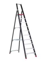 Afbeeldingen van Altrex Industrietrap Taurus - 1x10 treden - aluminium gecoat 