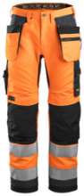 Afbeeldingen van Snickers werkbroek 6230  oranje/geel