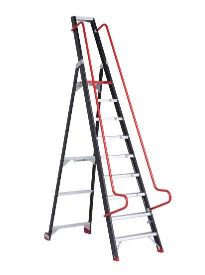 Afbeeldingen van Altrex enkel oploopbare trap Taurus - 9 treden 