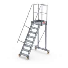 Afbeeldingen van Altrex bordestrap - 8 treden - 60 graden hellingshoek 