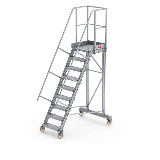 Afbeeldingen van Altrex bordestrap - 9 treden - 60 graden hellingshoek 