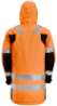 Afbeeldingen van Snickers Allround parka klasse 3 1830-5558, Maat M, high-visibillity oranje/staal, grijs