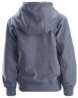 Afbeeldingen van Snickers junior logo zip hoodie 7508-3400, Maat 164, gemeleerd blauwgrijs