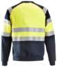 Afbeeldingen van Snickers ProtecWork sweatshirt, klasse 1, 2869-9566, Maat XL, donker blauw/high-visibillity geel