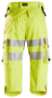 Afbeeldingen van Snickers ProtecWork pirate werkbroek, klasse 2, 6161-6600, Maat 46, high-visibillity geel