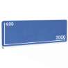 Afbeeldingen van BMB PET-paneel AKUSTIX Vario R40 - niveau B van geluidabsorptie 3000 g/m2 - HxBxS 600x2000x18mm Blauw 