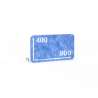 Afbeeldingen van BMB PET-paneel AKUSTIX Vario Eco R50 - niveau B van geluidabsorptie 2400 g/m2 - HxBxS 400x800x12mm Licht Blauw 